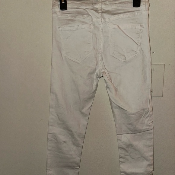 Free People women’s white distressed skinny jeans 27 denim contemporary - Picture 9 of 10